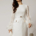 Rochie scurtă albă din dantelă- Dy Fashion