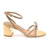 sandale elegante aurii cu toc mic (3)