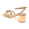 sandale elegante aurii cu toc mic (1)