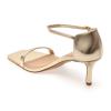 sandale elegante aurii cu toc mic nunta botez majorat (2)